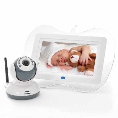 7 Inch 2.4GHz Digital Wireless Baby Monitor + Camera Set - Night Vision Camera, Two Way Intercom
