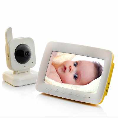 Wireless Night Vision Baby Monitor - VOX Two Way Audio, Motion Detection, 7 Inch LCD Screen